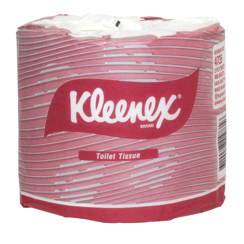 The Kleenex Toilet Tissue Deluxe 2 Ply White (Carton of 48)