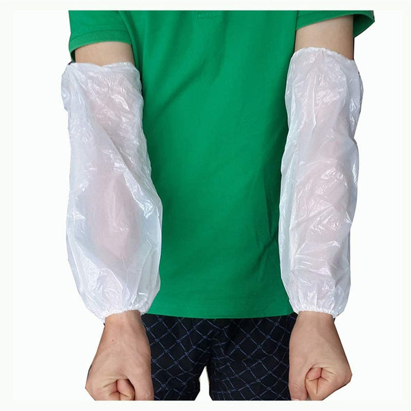 The Oversleeves PVC Waterproof White (Wrist to Elbow) Ctn 2000