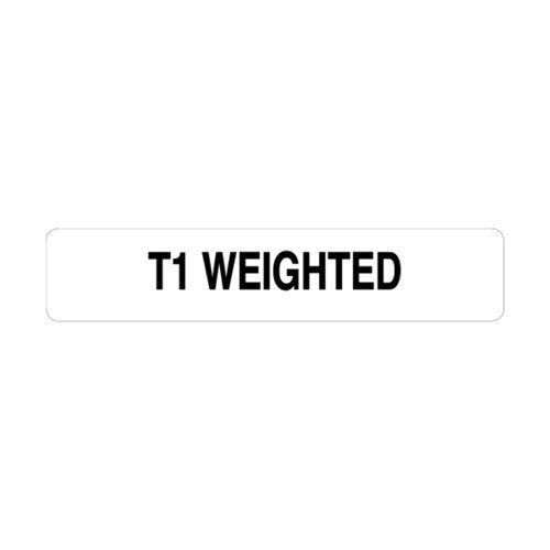 X-Ray Label (T1 Weighted)