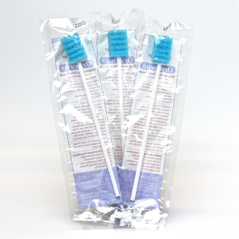 The Oraswab Toothette Plus Sodium Bicarbonate Mouth Swab X76075