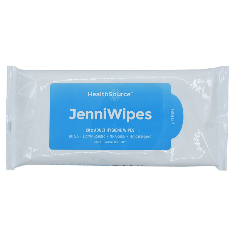 The HealthSource Jenni Wipes 21 x 26cm