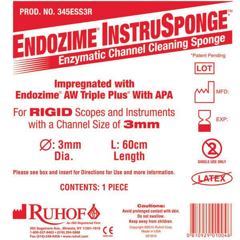 The Instrusponge for Rigids 3mm x 60cm Red