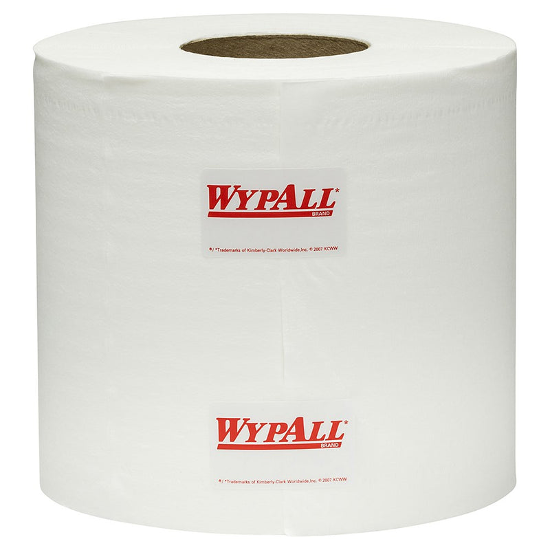 The Wypall L10 Roll Control Wipers 20cm x 300m 1 Ply White 94125