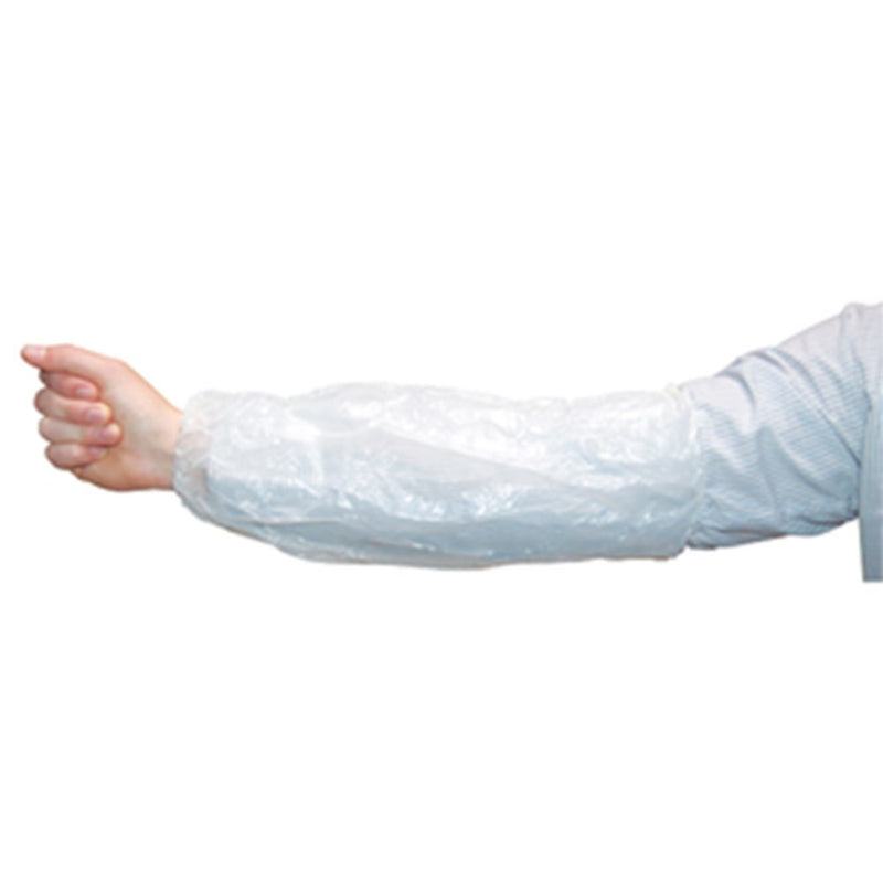 The Oversleeves Polythene Waterproof White Pk 100 (20 pks ctn)
