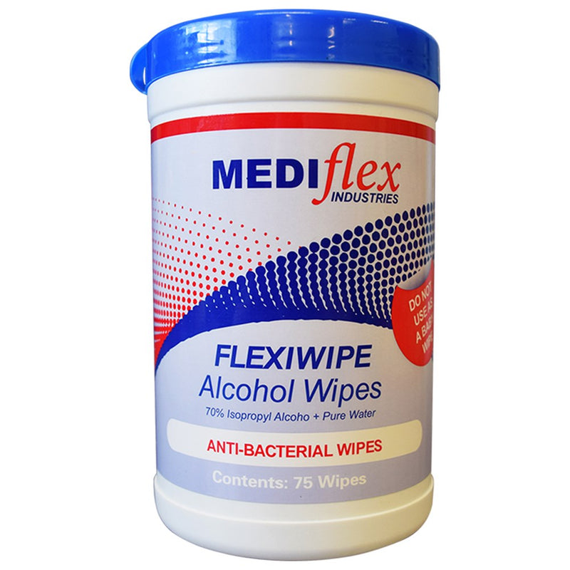 The Flexiwipe Alcowipe 42 x 14.5cm Canister P75