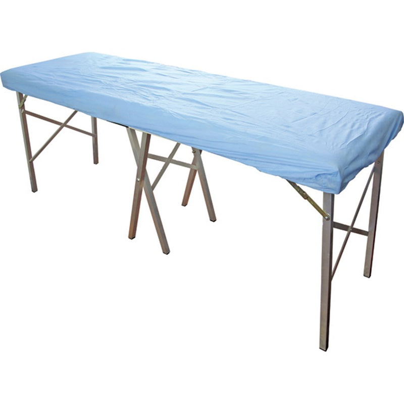 The Stretcher Sheet Disposable Fitted 187 x 70 x 10cm Light Blue P10