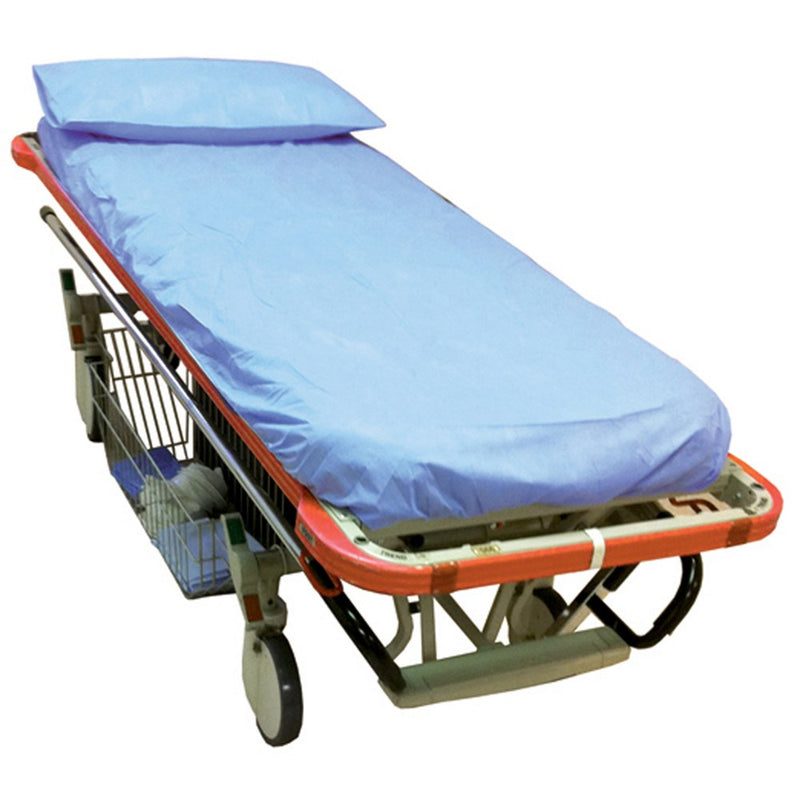 The Stretcher Sheet Large Disposable Fitted 195 x 80 x 16cm Light Blue