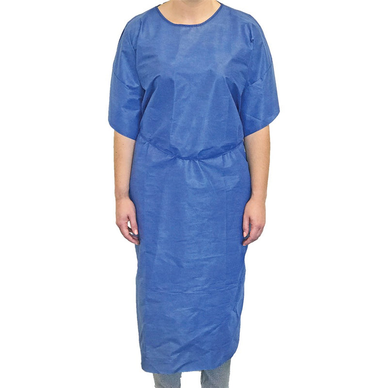 The Gown Exam Premium Disp Short Sleeve Dark Blue Medium P10