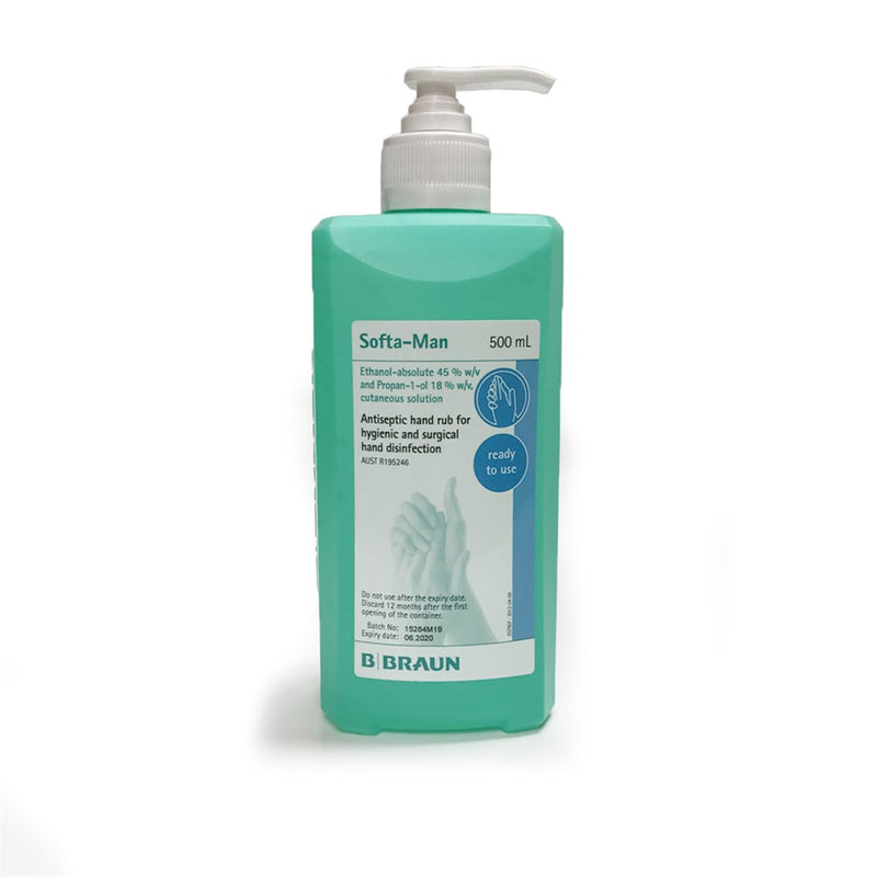 The Softa-Man Liquid Hand Sanitiser 500ml Pump Pack