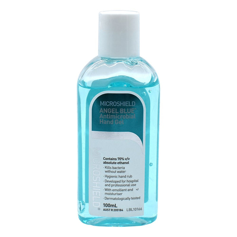 The Microshield Angel Blue Antimicrobial Hand Gel 100ml