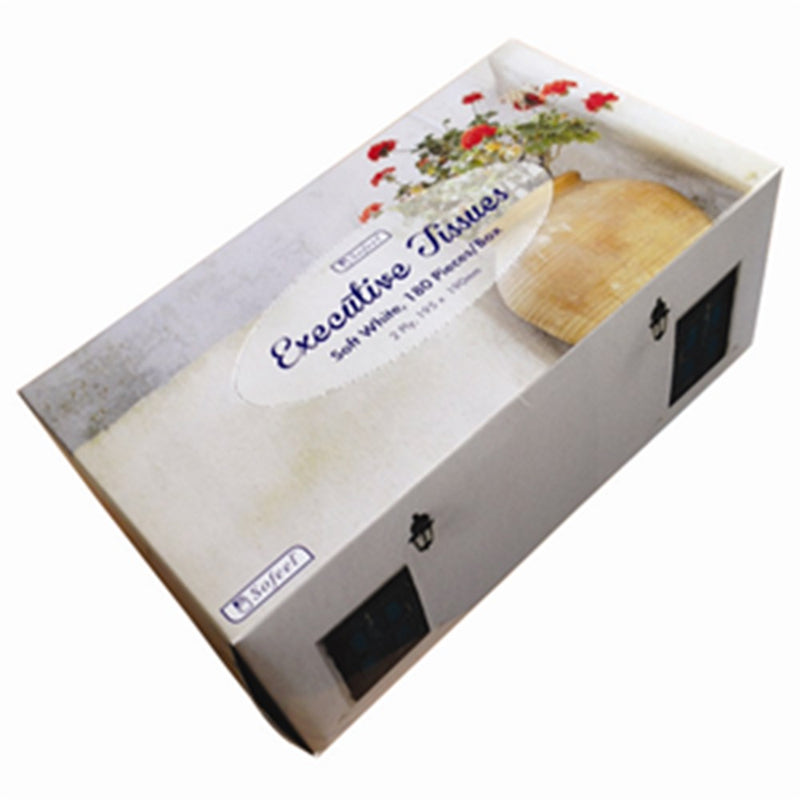 The Facial Tissue Sofeel Soft White 2 Ply 180's