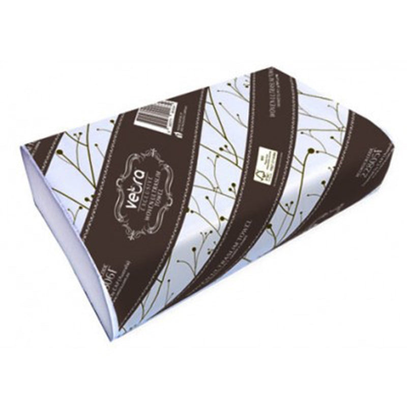 The Veora Ultraslim Premium Hand Towel 2 Ply 24 x 24cm (150 Sheets x 16)