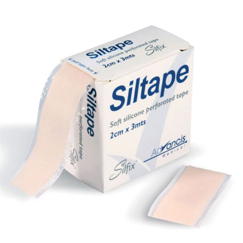The Siltapesoft Silicone Perforated Tape 2cm x 3m Non Sterile
