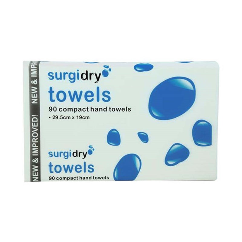 The SurgiDry Interleaved Compact Towel 29.5cm x 19cm (90 Sheets)
