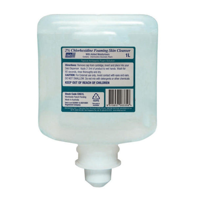 The Cutan 2% CHG Foaming Handwash 1L Cartridge