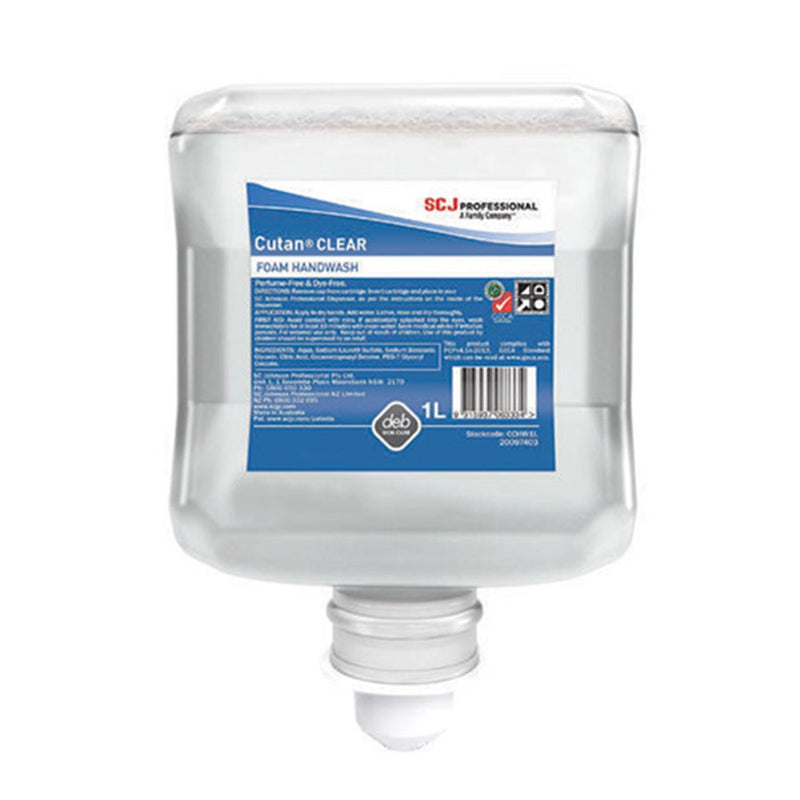 The Cutan Clear Foam Handwash 1L Cartridge