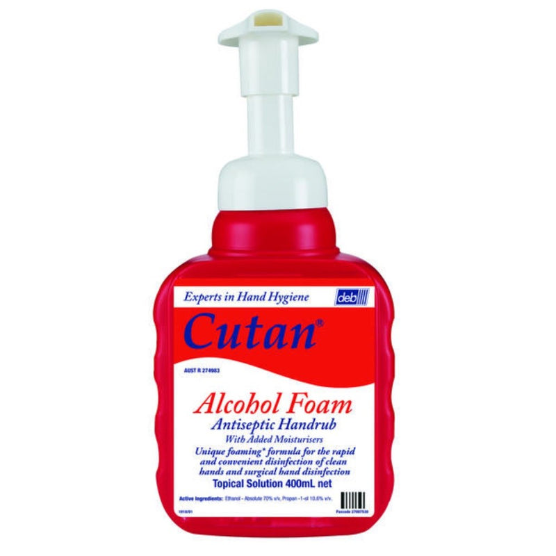 The Cutan Alcohol Foam Antiseptic Handrub 400mL