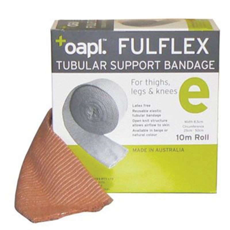 The Fulflex Tubular Support Bandage Latex Free Size F 10m White