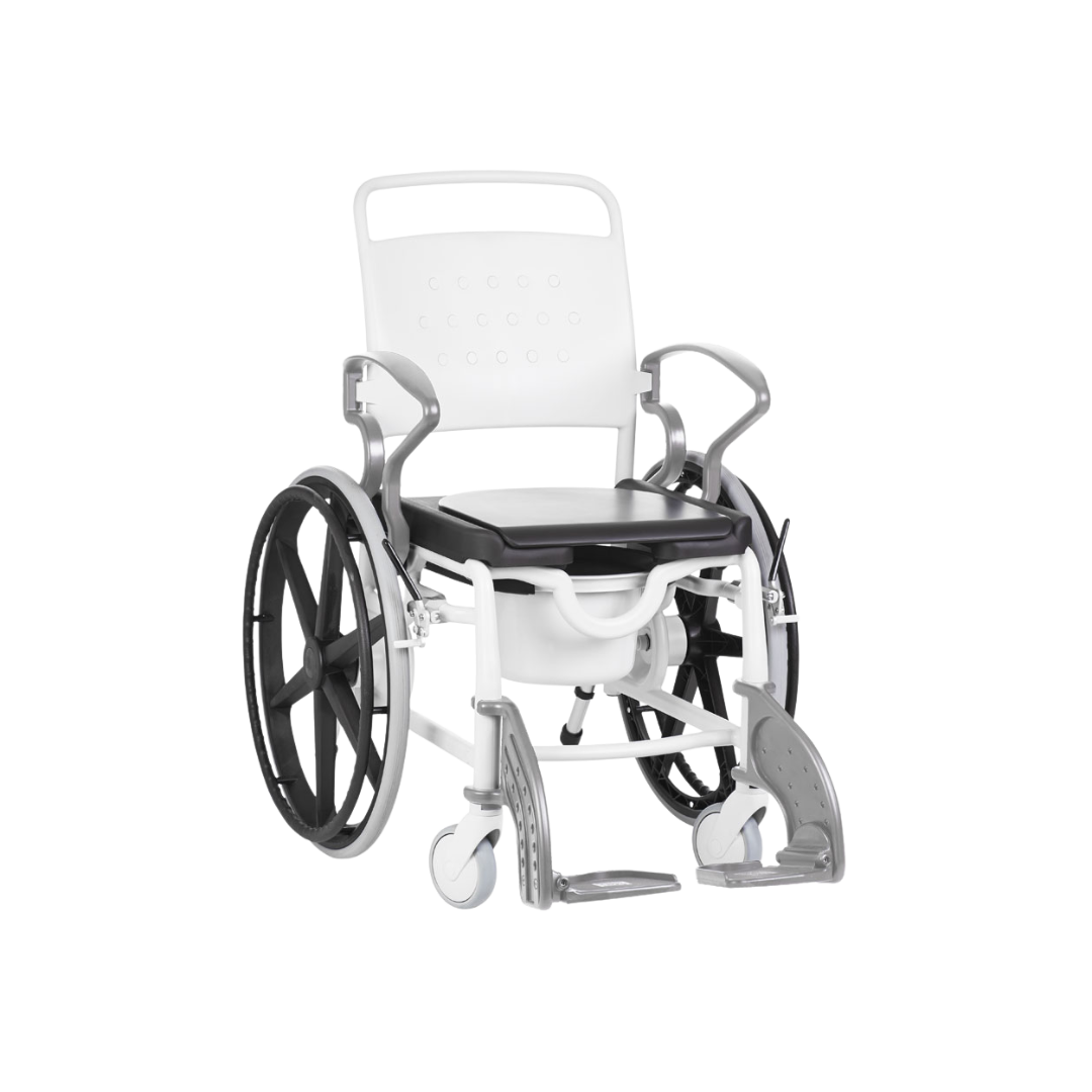 Rebotec Genf – Self Propelled Shower Commode Wheelchair
