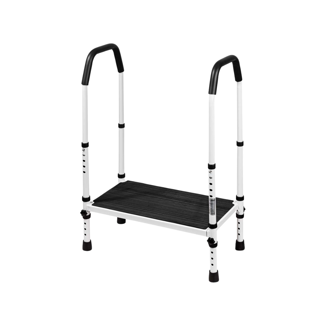 Step Up Stool with Handrails - DJ MED