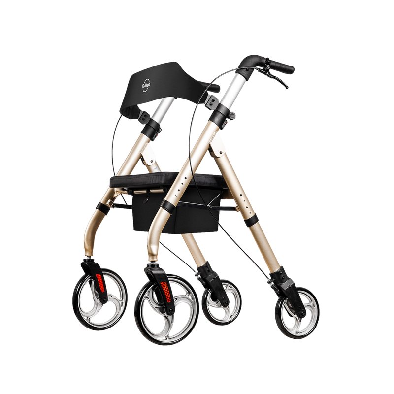 The Tall & Strong Rollator – Heavy Duty Bariatric Mobility Walker