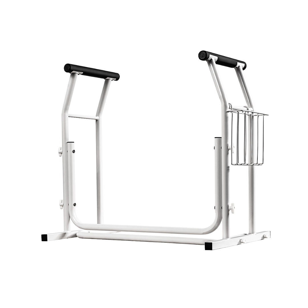 Toilet Surround Support Rails, with Basket -DJ Med