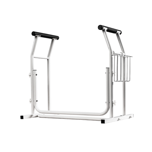 Toilet Surround Support Rails, with Basket -DJ Med