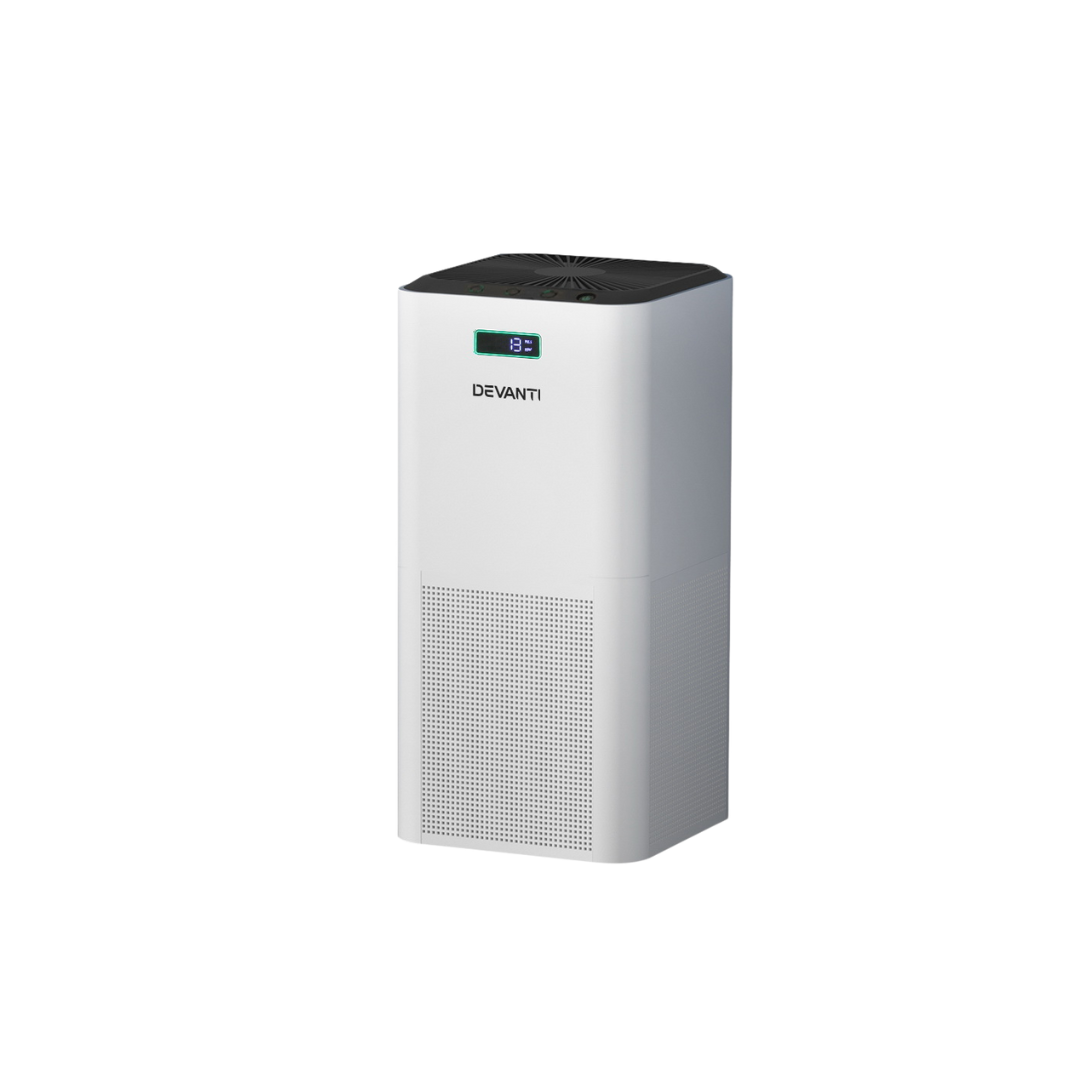 Devanti Air Purifier Home Purifiers HEPA Filter- Appliances - NDIS
