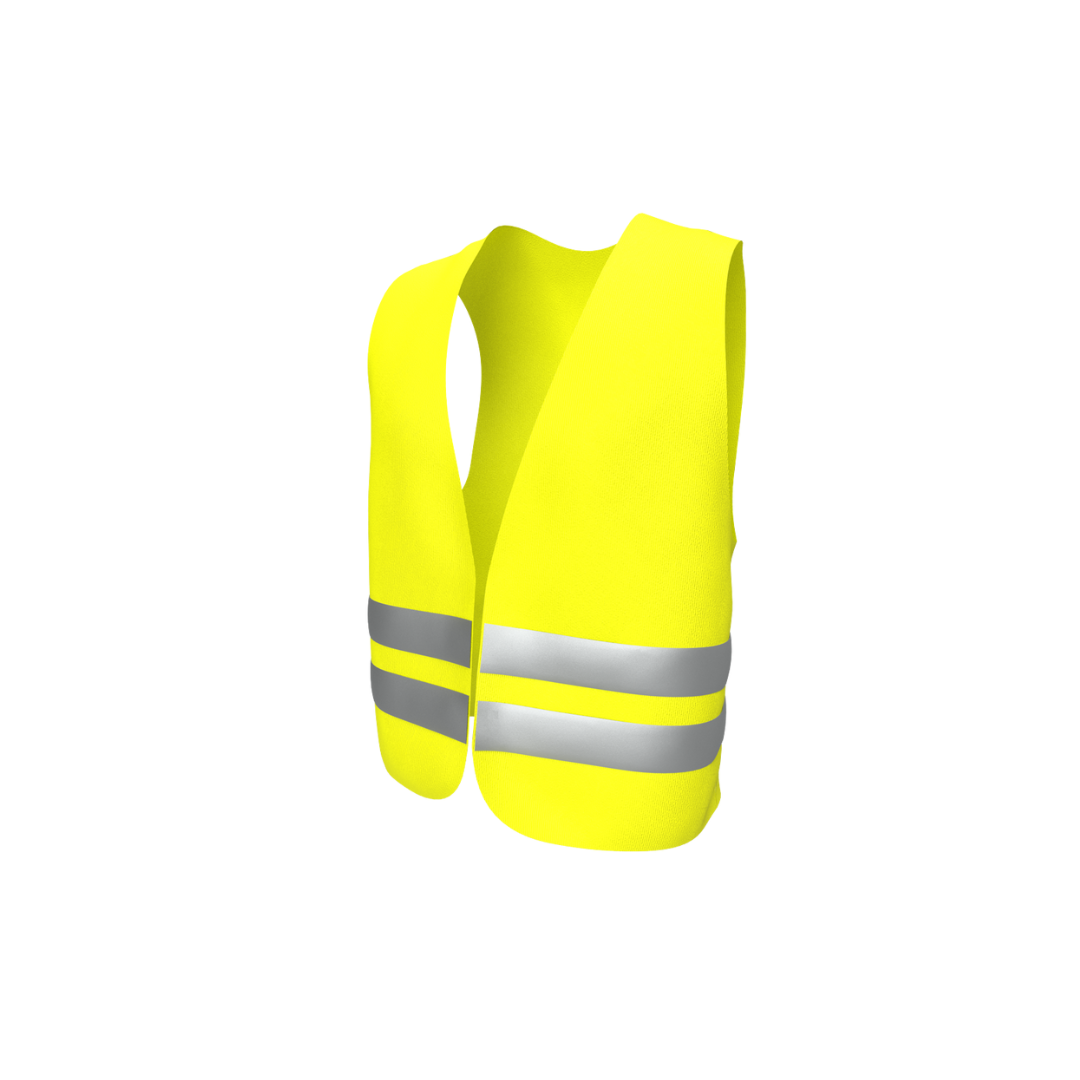 AEROHAZARD Yellow Safety Vest- Personal Protection - PPE - NDIS