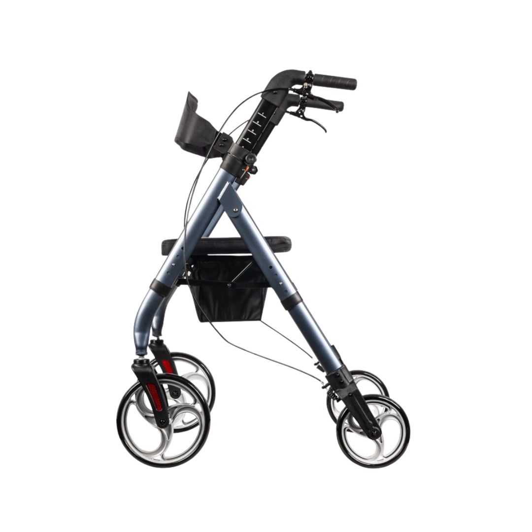 Tall & Strong Rollator, Heavy Duty Bariatric Mobility Walker - DJ MED