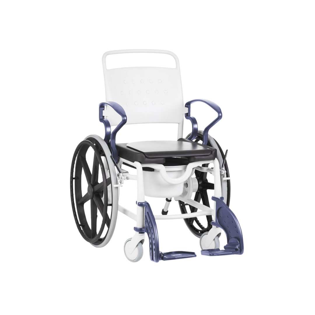 Rebotec Genf – Self Propelled Shower Commode Wheelchair