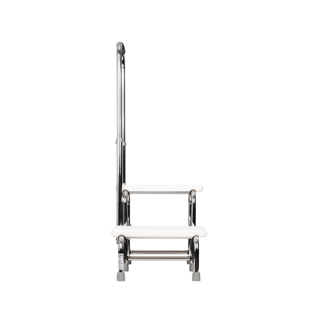 Two Step Stool with Handrail - DJ MED