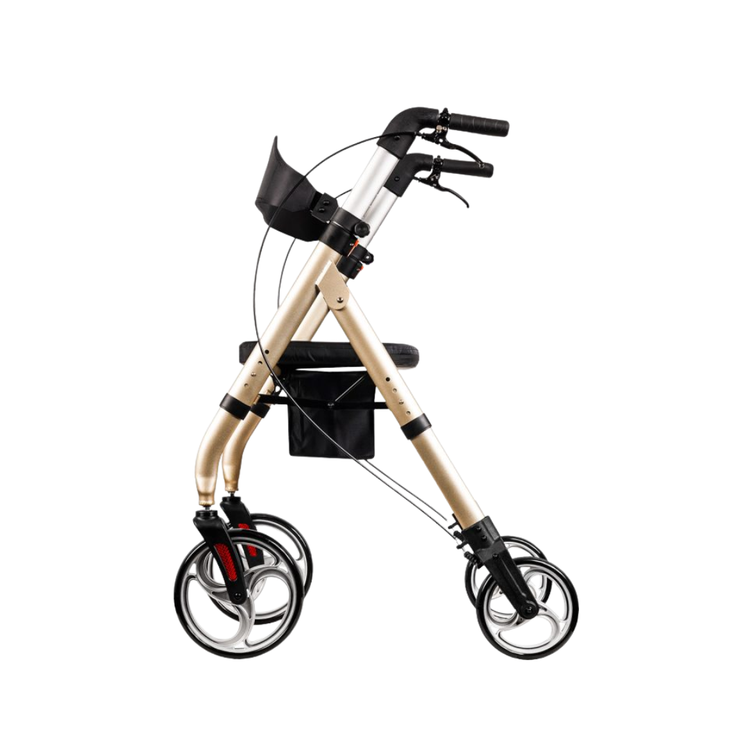 Tall & Strong Rollator, Heavy Duty Bariatric Mobility Walker - DJ MED