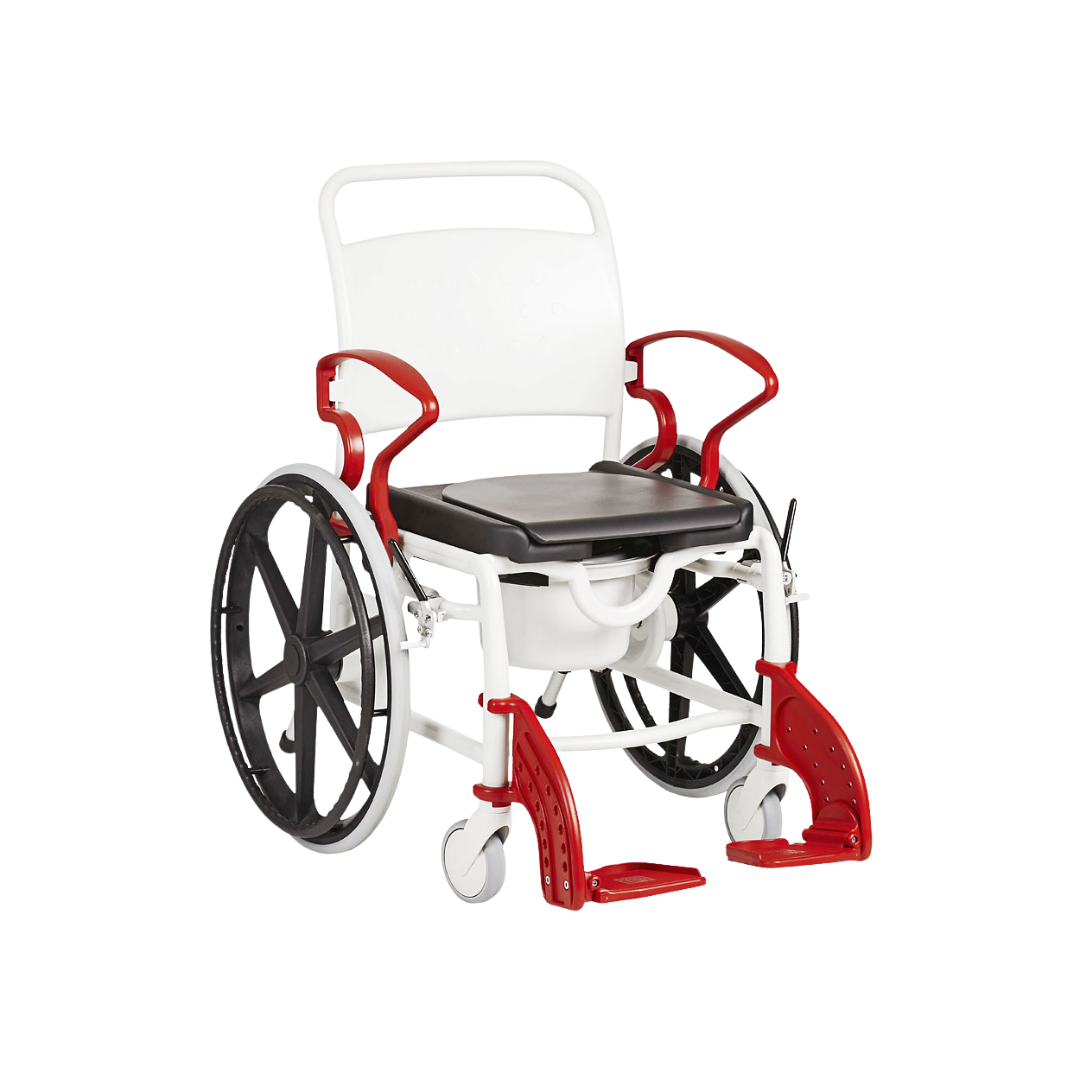 Rebotec Genf – Self Propelled Shower Commode Wheelchair