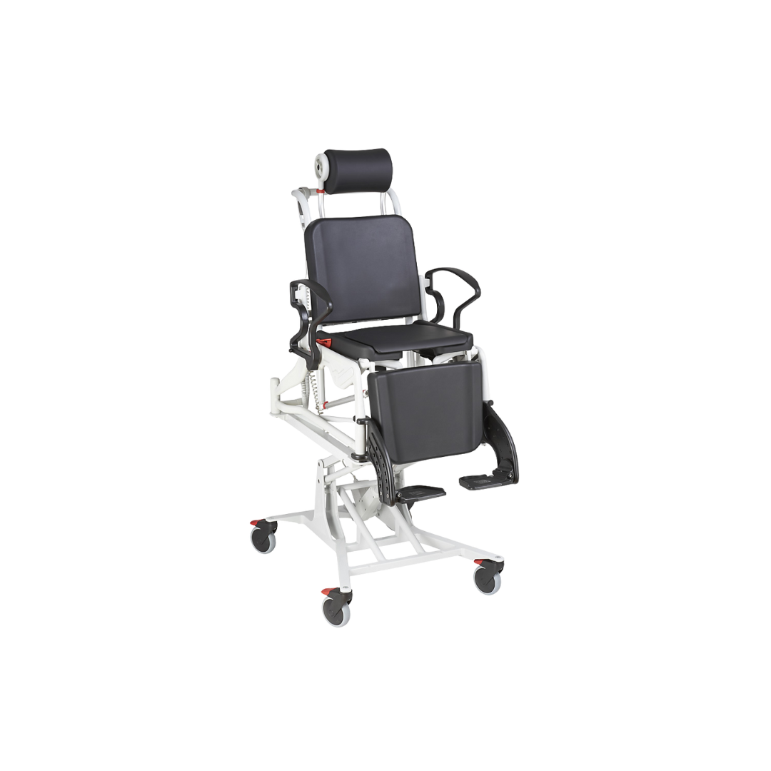 Rebotec Phoenix Multi – Tilt-in-Place and Electric Lift Commode Shower Chair