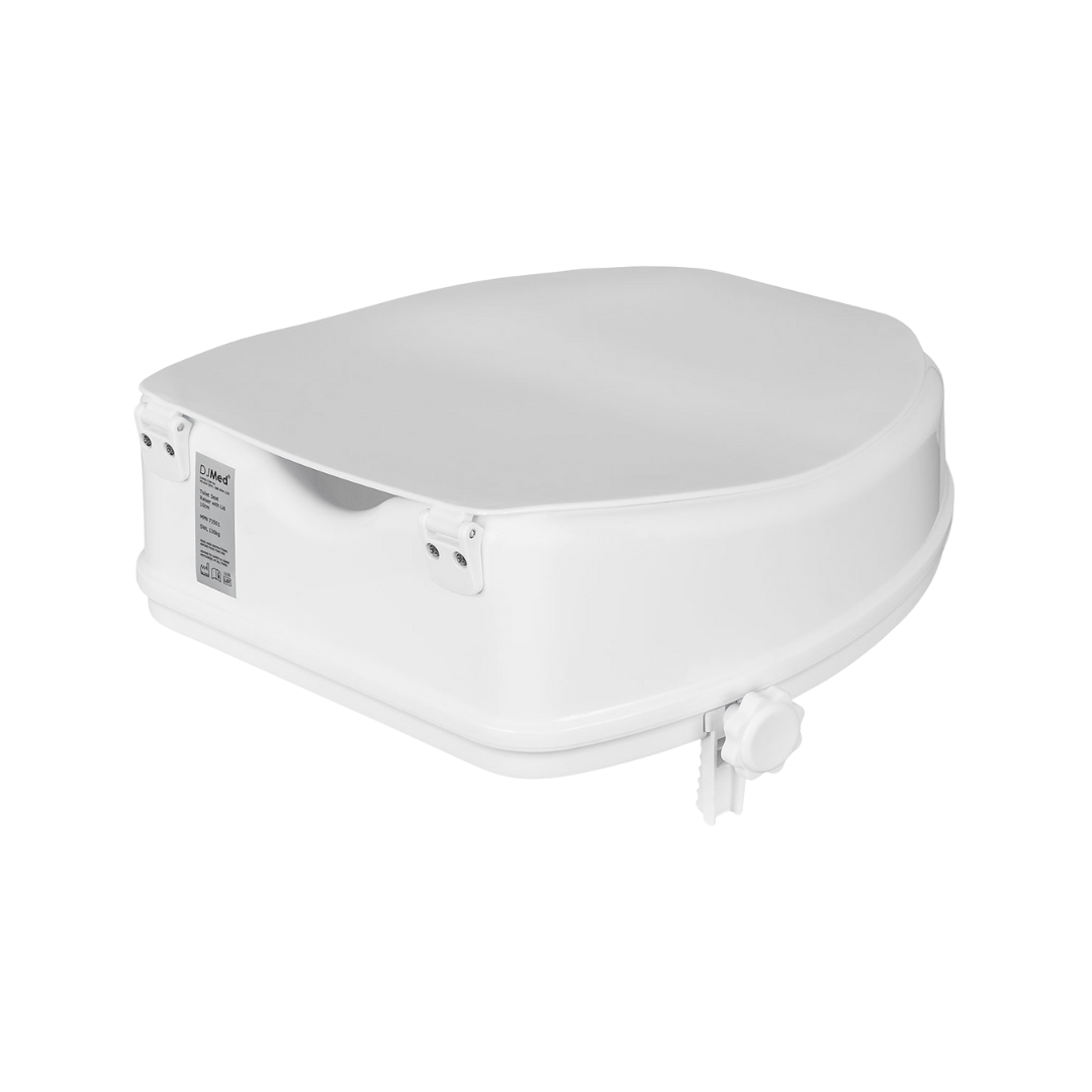 Raised Toilet Seat With Lid -DJ Med