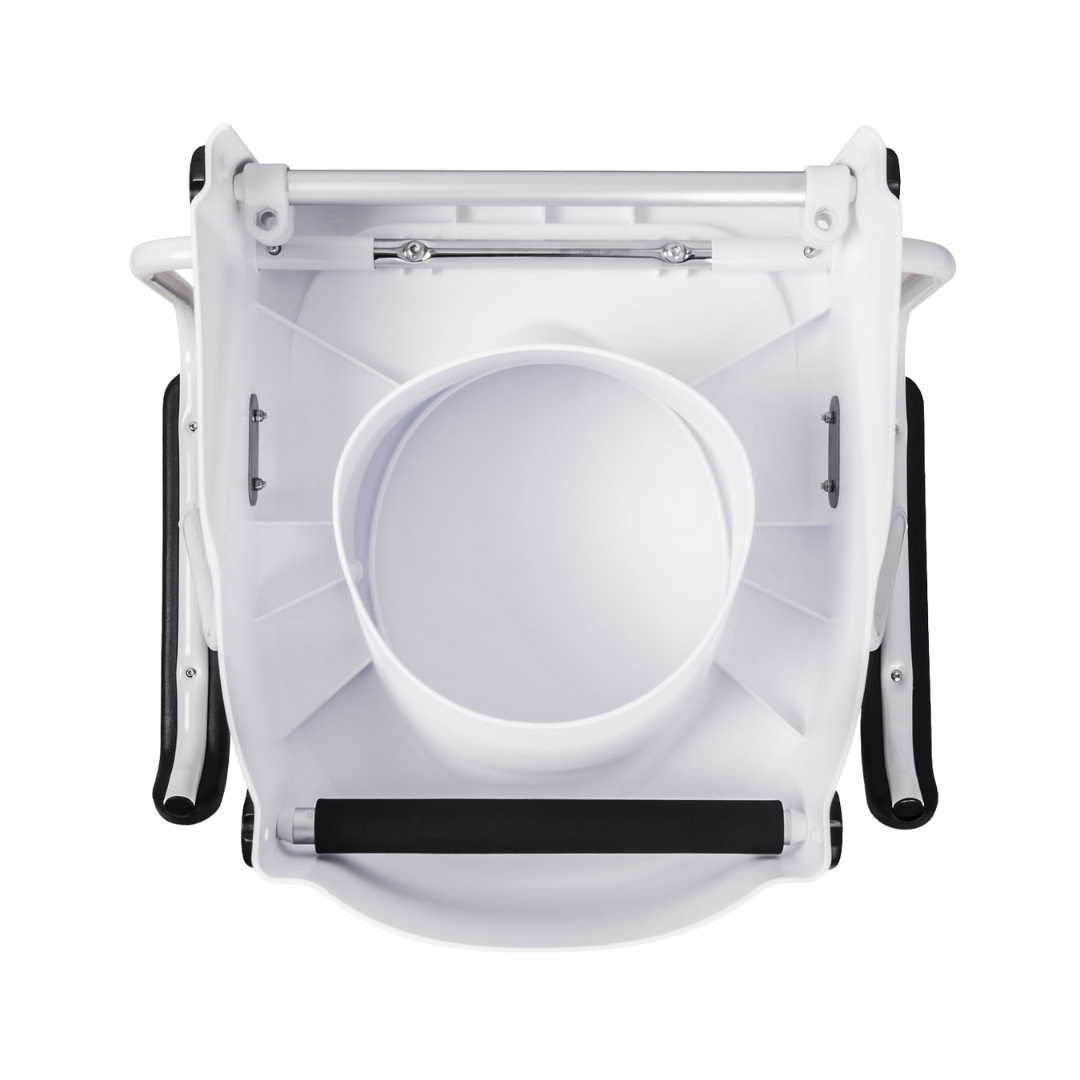 Adjustable Raised Toilet Seat with Armrests