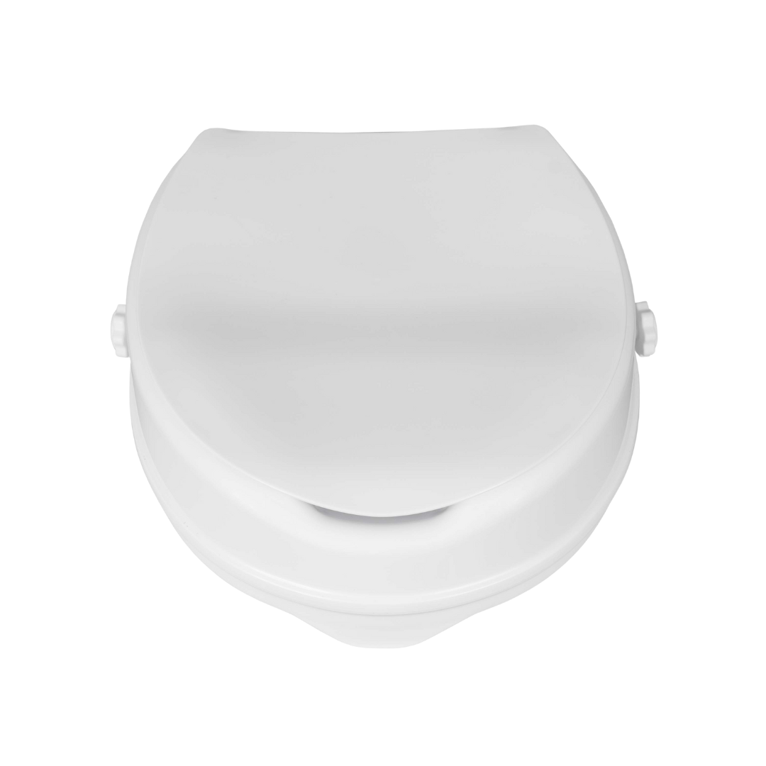 Raised Toilet Seat With Lid -DJ Med