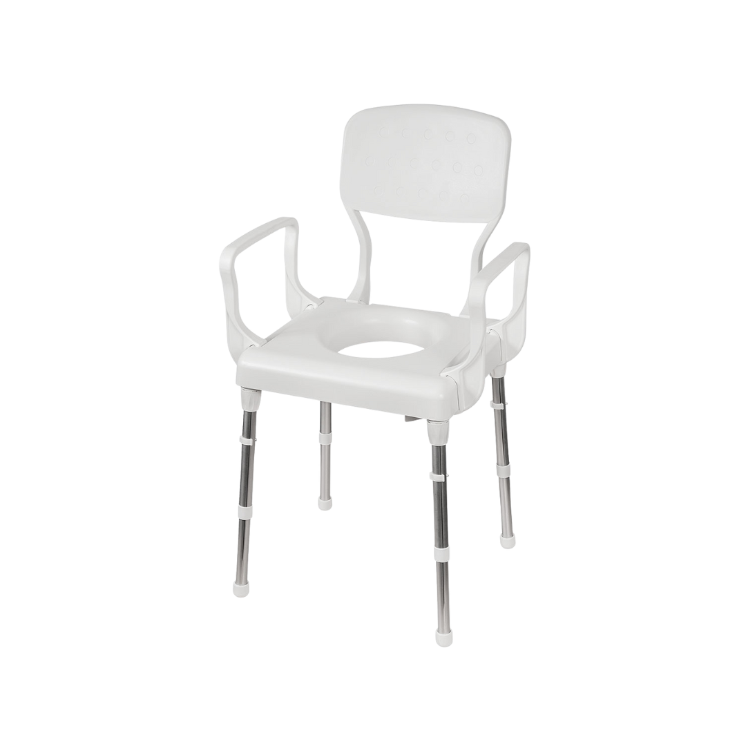 Rebotec Lyon – Height Adjustable Commode Chair