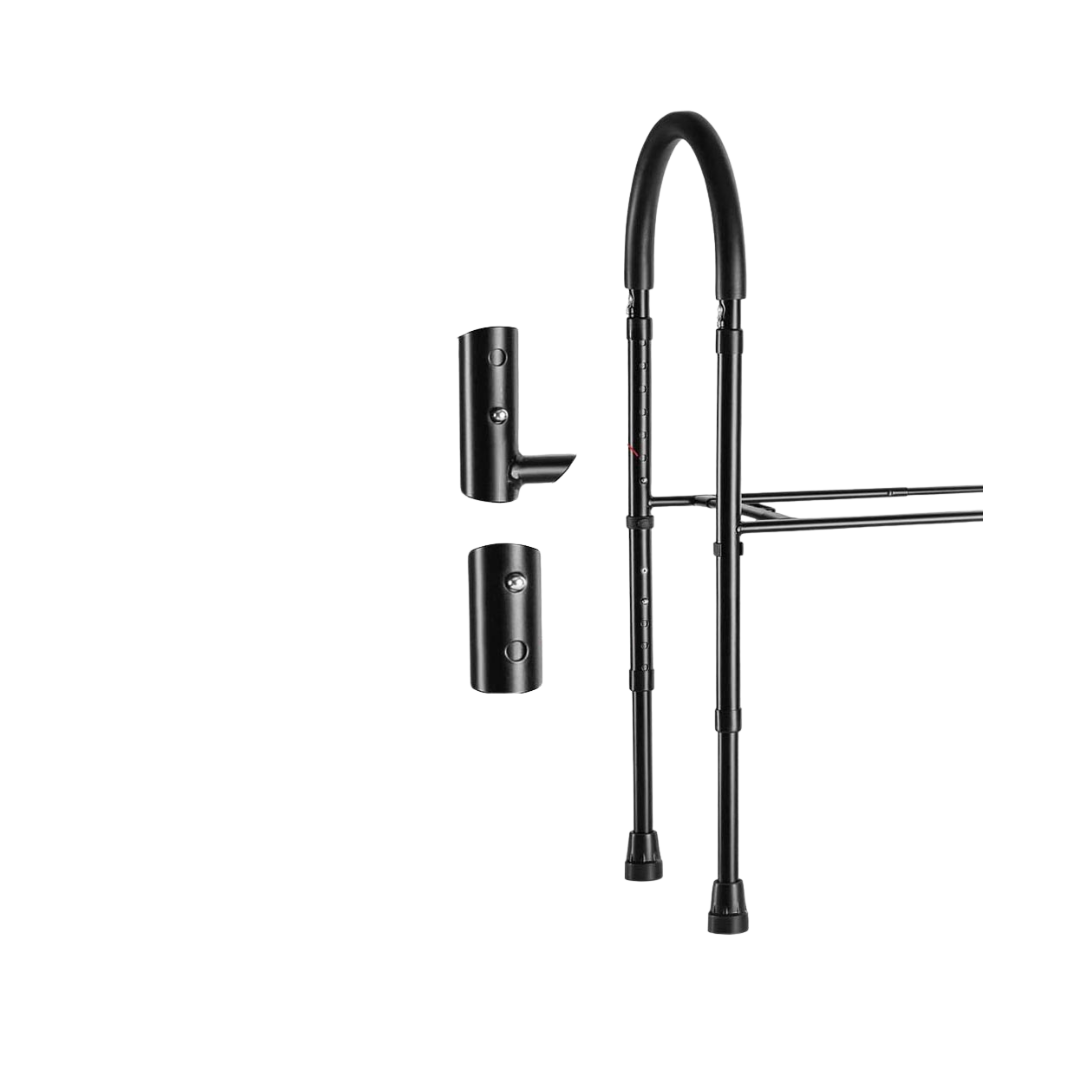 Height Adjustable Hand Bed Rail with Pouch - DJ MED