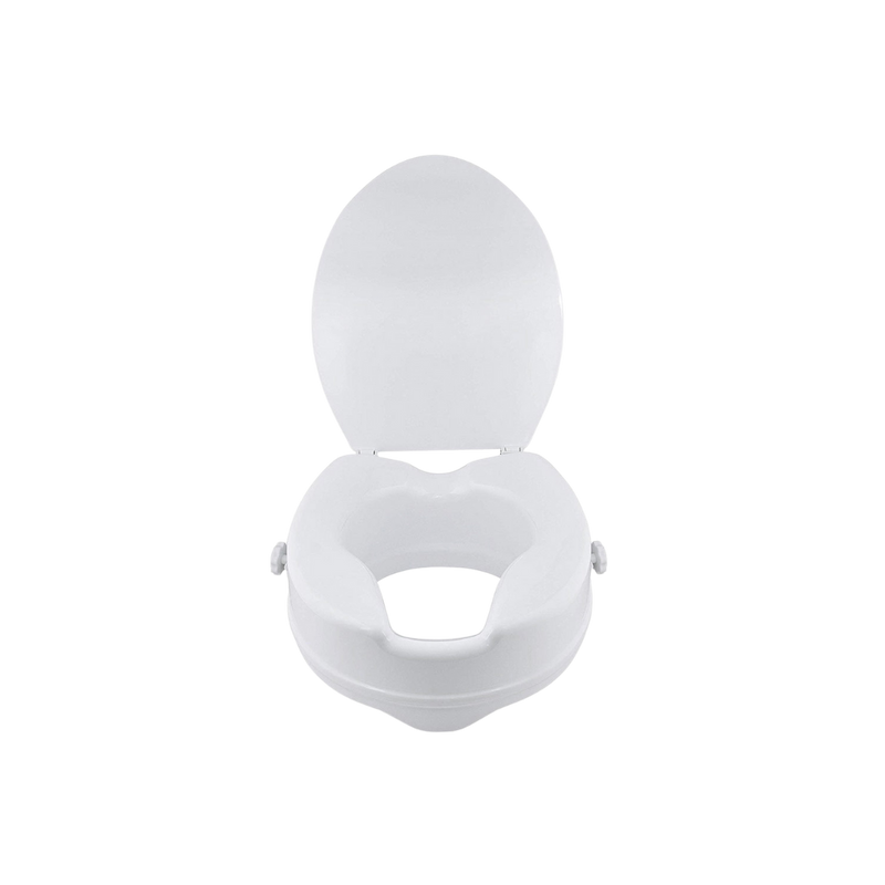 The Raised Toilet Seat With Lid