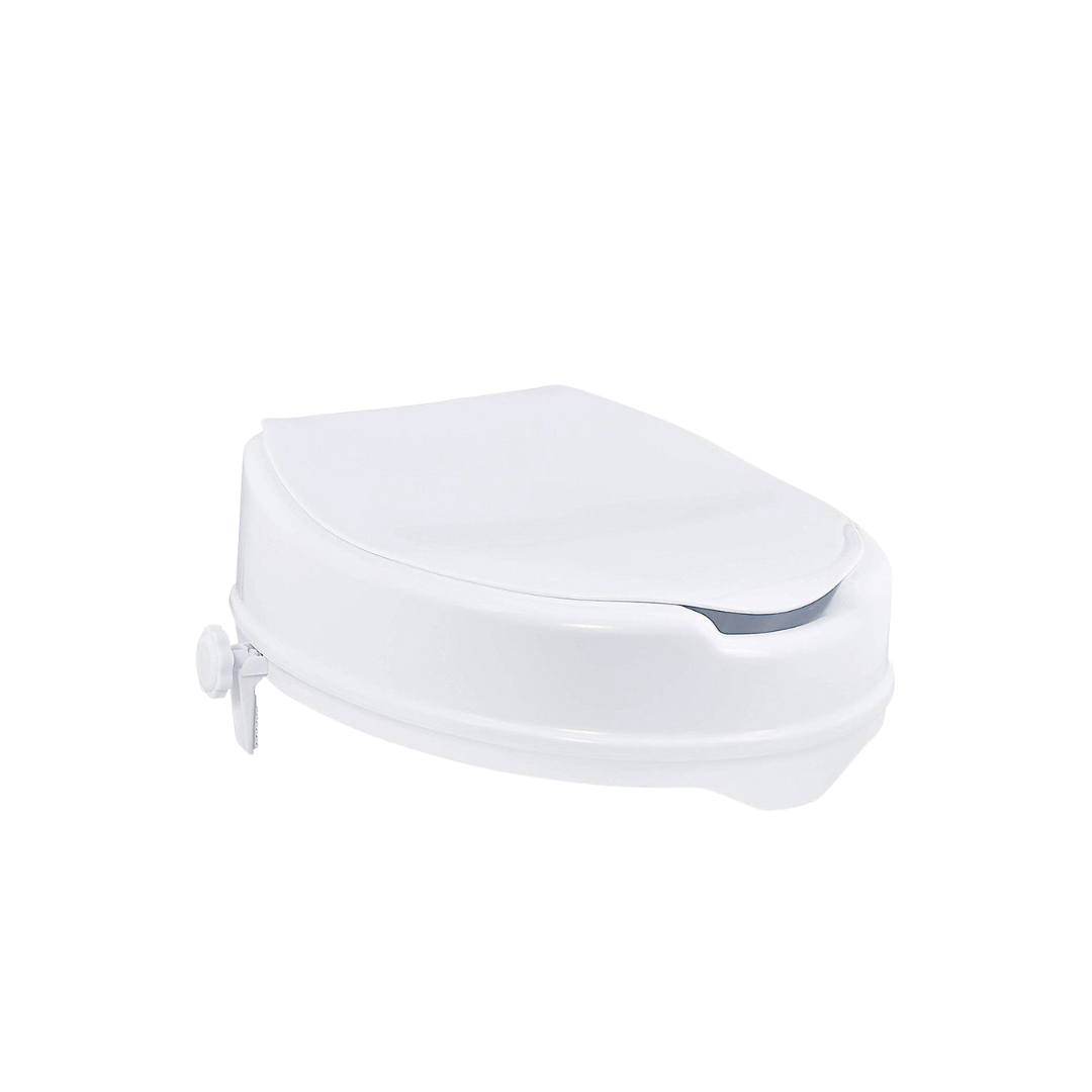 Raised Toilet Seat With Lid -DJ Med