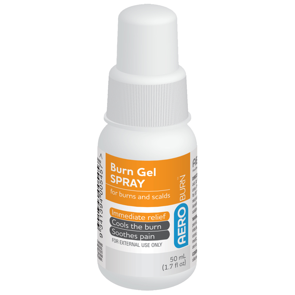 AEROBURN Burn Gel Spray Bottle 50ml (Box of 6)