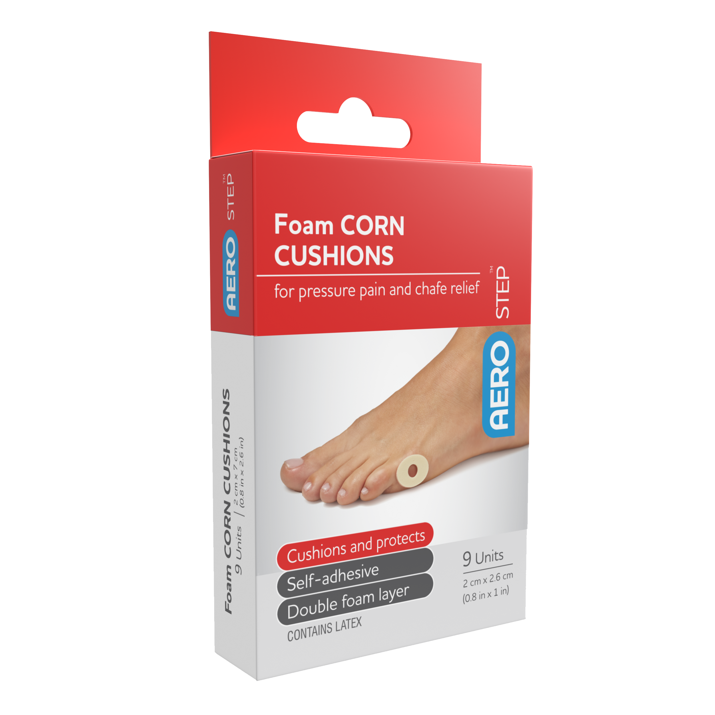 AeroStep™ Foam Corn Cushions 9pk