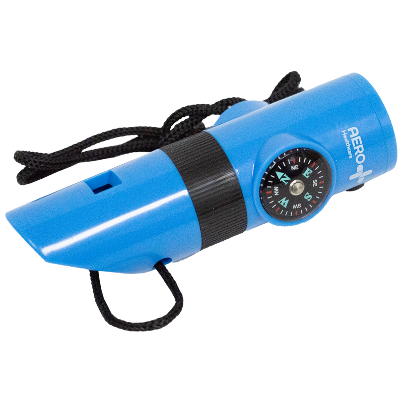 The AEROSUPPLIES Survival Aid (Torch, Whistle, Mirror, Magnifying Glass, Compass)