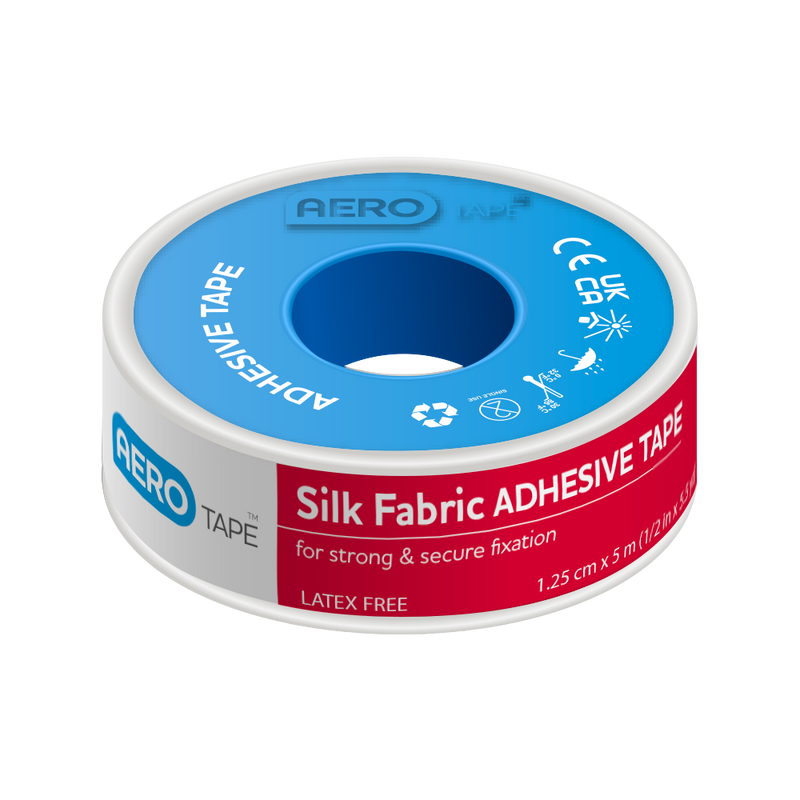 The AEROTAPE Silk Fabric Adhesive Tape 1.25cm x 5M