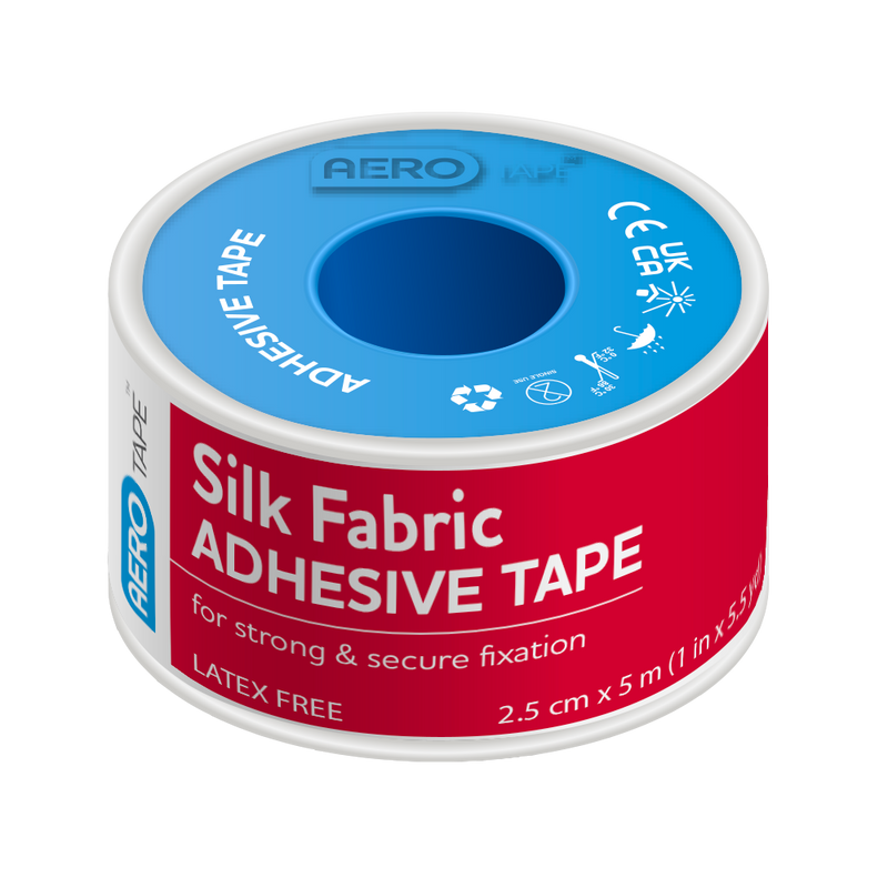 The AEROTAPE Silk Fabric Adhesive Tape 2.5cm x 5M
