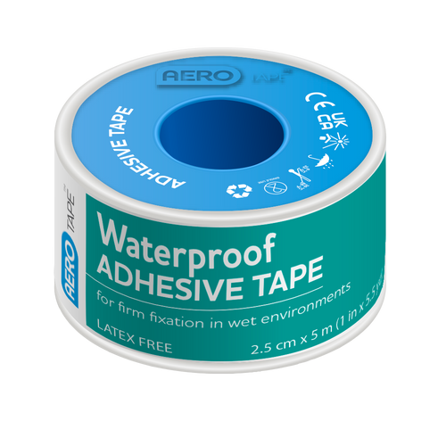 AEROTAPE Waterproof Adhesive Tape 2.5cm x 5M minimum order x 6