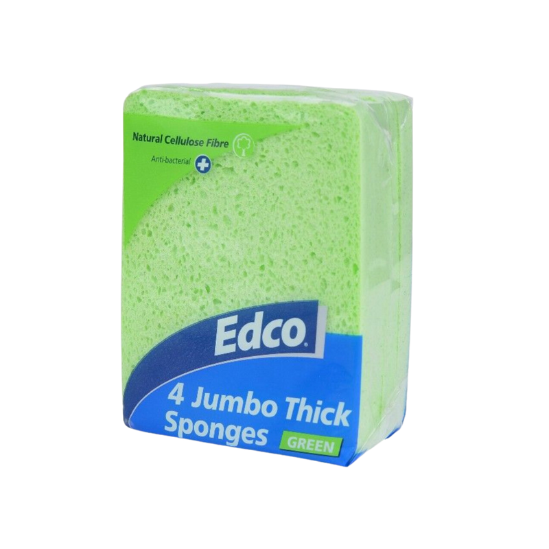 The Edco Jumbo Sponge 4 Pack – Green