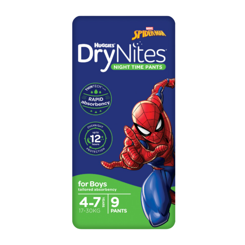 The Huggies DryNites Boy 8–15yo Box of 3x8's
